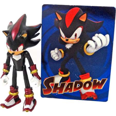 Sonic The Hedgehog Sonic Boom Shadow Action Figure [Metallic] [No Packaging] thumb