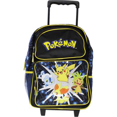 Pokemon Pikachu and Friends Full Size Rolling Backpack (16in) thumb