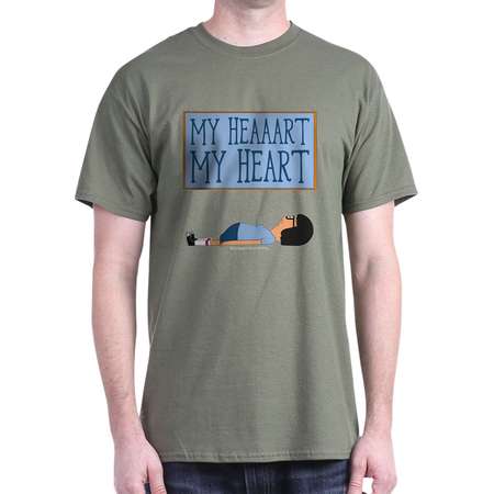 CafePress - Bob's Burgers Tina Heart - 100% Cotton T-Shirt thumb