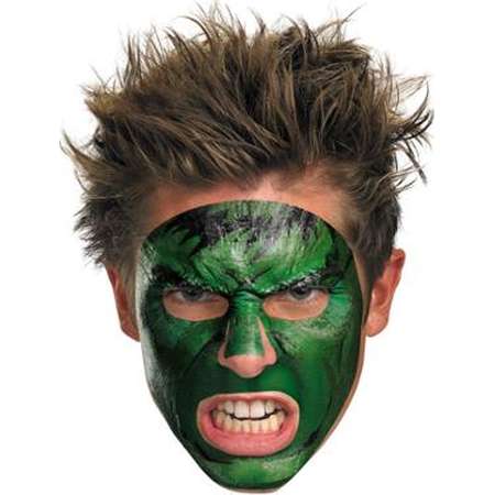 Incredible Hulk Face Tatoo Costume Accessory thumb
