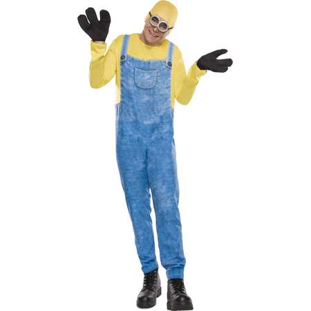 Minions Movie Minion Bob Men's Adult Halloween Costume, 1 Size thumb