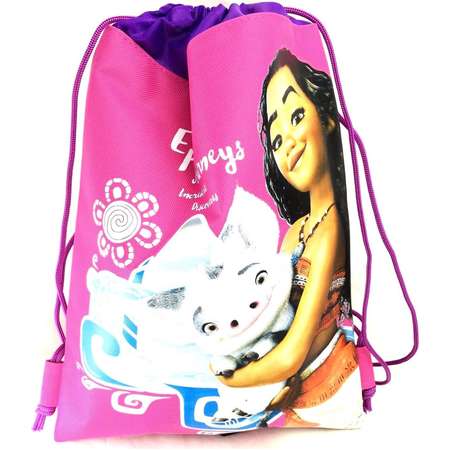 Party Favors Disney Moana Wallet-Passport Bag- String Sling Tote Bag Backpack (SLING BAG PINK)… thumb