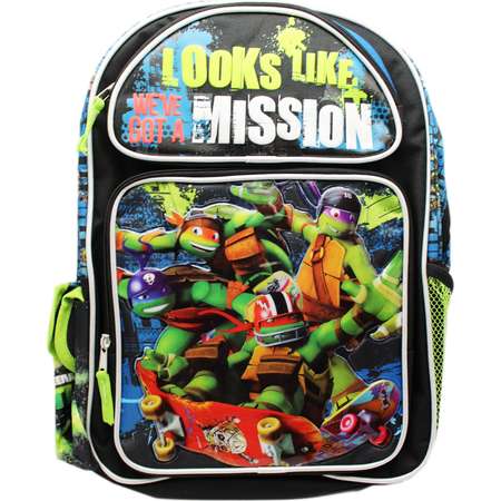 Full Size Looks Like We Gotta Mission Teenage Mutant Ninja Turtles Backpack thumb