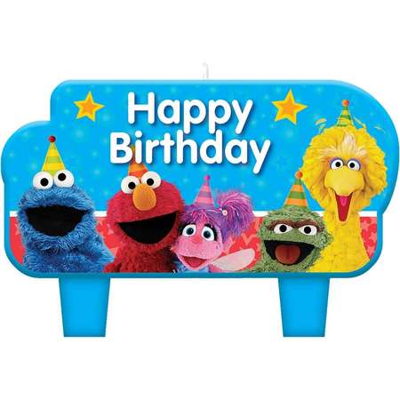 Sesame Street 2 Birthday Candle Set thumb