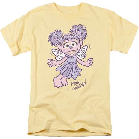 Sesame Street Classic Children's TV Show Abby Cadabby! Adult T-Shirt Tee thumb