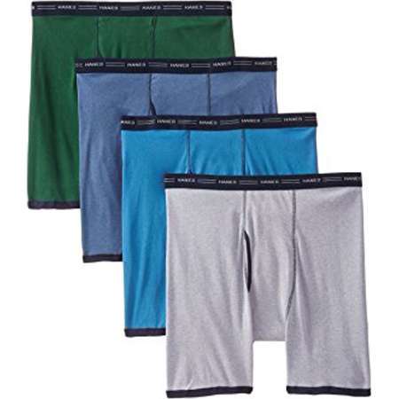 Hanes Red Label Men's 4-Pack No Ride Up Boxer Briefs thumb