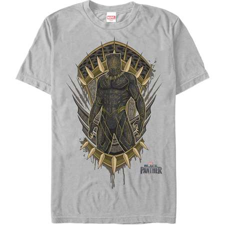 Marvel Men's Black Panther 2018 Claw Crest T-Shirt thumb