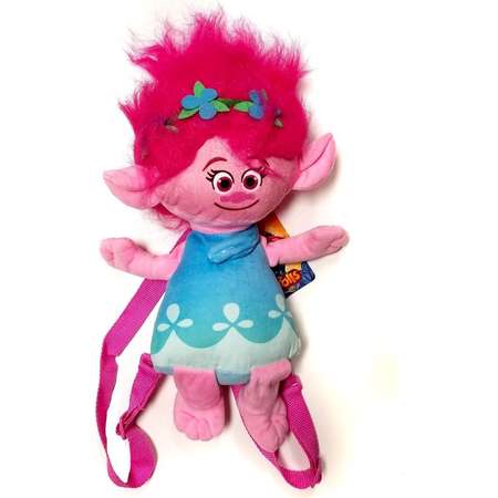 Plush Backpack - Trolls - Poppy 16" Soft Doll Toys Bag New 187011 thumb