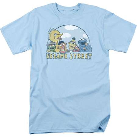 Sesame Street Classic Children's TV Show Popular Puppet Cast Adult T-Shirt Tee thumb
