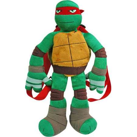 Plush Backpack - Teenage Mutant Ninja Turtles - Raphael Red TMNT 086101 thumb