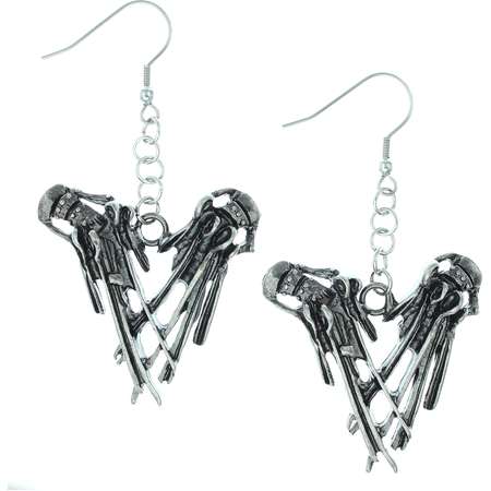 Rock Rebel Edward Scissorhands "Hands" Earrings Movie Jewelry thumb