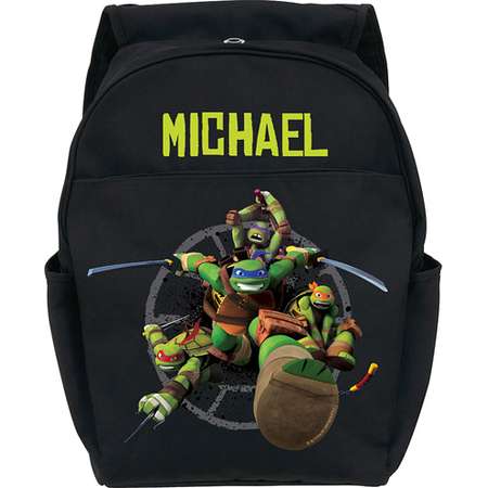 Personalized Teenage Mutant Ninja Turtles Protect Black Youth Backpack thumb