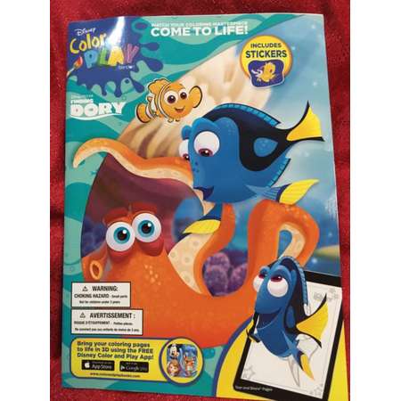 Finding Dory Coloring & Activity Book With Over 30 Stickers Nemo Hank Destiny thumb