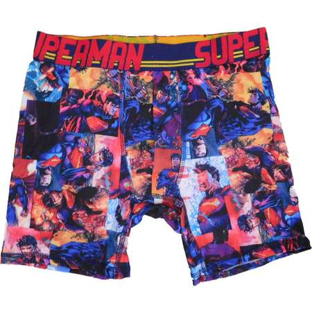 DC Comics Mens Blue Superman Graphic Art Boxer Briefs thumb