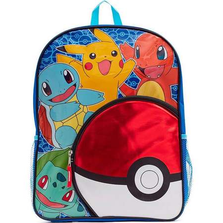 Pokemon Boys' Pokeball Pocket 16 Inch Backpack thumb