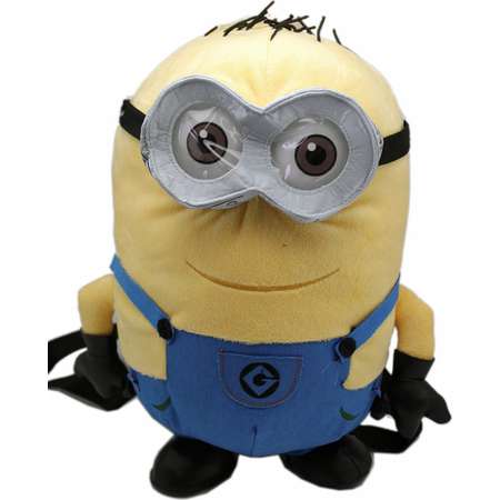 Despicable Me 2 Bob the Minion Plush Backpack (13in) thumb