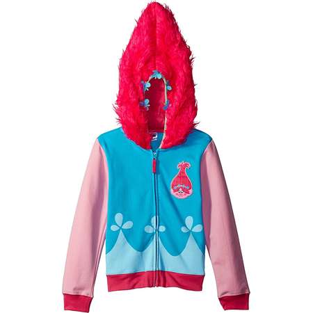 Trolls Movie Little Girls Costume Zip Hoodie, 14 thumb
