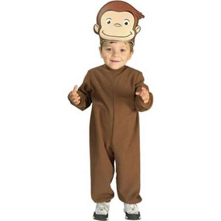 Infant Curious George Costume Rubies 885403, 6-18mo thumb