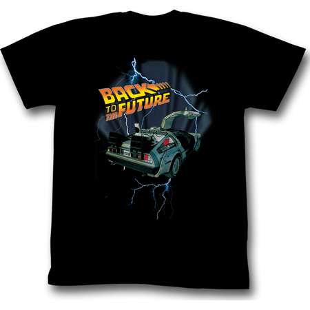 American Classics Back To The Future Lightning Car T Shirt thumb