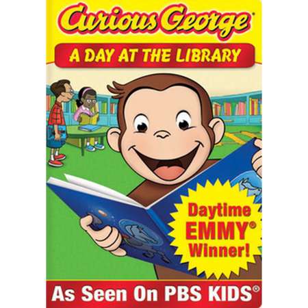 Curious George: A Day at the Library (DVD) thumb