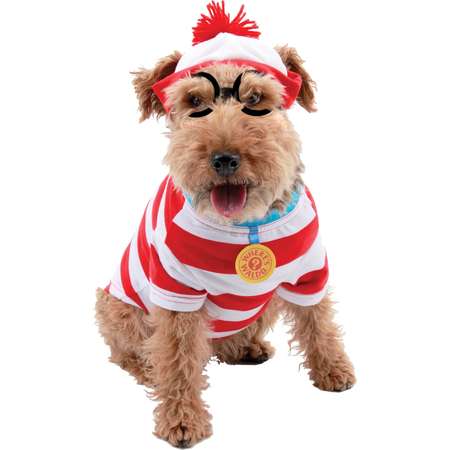 Where's Waldo Woof Dog Kit Halloween Pet Costume (Multiple Sizes Available) thumb