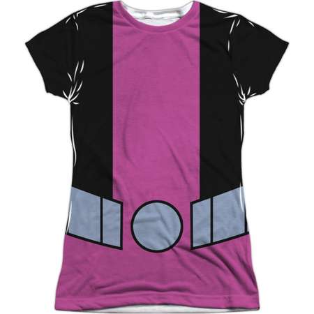 Teen Titans Go! DC TV Show Beast Boy Uniform Juniors Front Print T-Shirt thumb