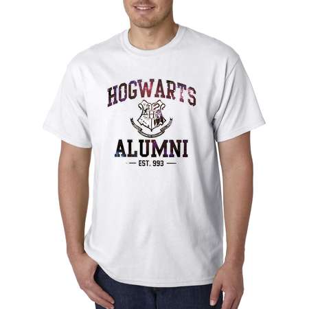 New Way 214 - Unisex T-Shirt Hogwarts Alumni Galaxy Harry Potter thumb