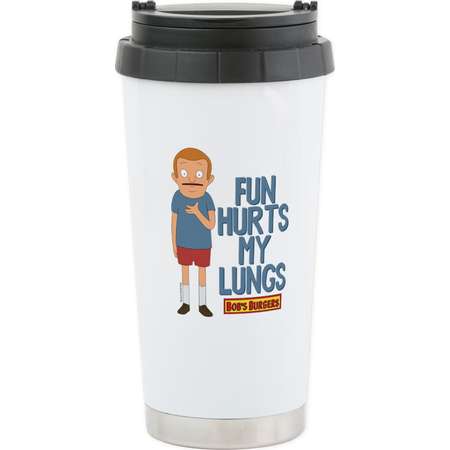 CafePress - Bob's Burgers Rudy Stainless Steel Travel Mug - Stainless Steel Travel Mug, Insulated 16 oz. Coffee Tumbler thumb