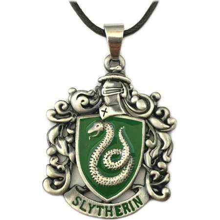 Harry Potter Slytherin House Crest Necklace w/Gift Box by Superheroes thumb
