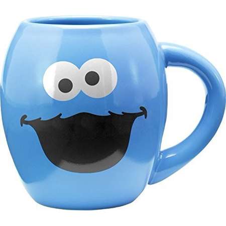 Sesame Street Cookie Monster 18 Oz. Oval Mug thumb