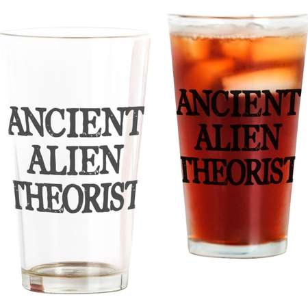 CafePress - Ancient Alien Theorist - Pint Glass, Drinking Glass, 16 oz. CafePress thumb