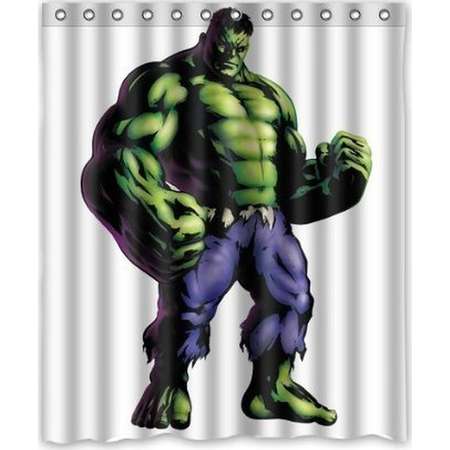 DEYOU The Incredible Hulk Shower Curtain Polyester Fabric Bathroom Shower Curtain Size 60x72 inch thumb