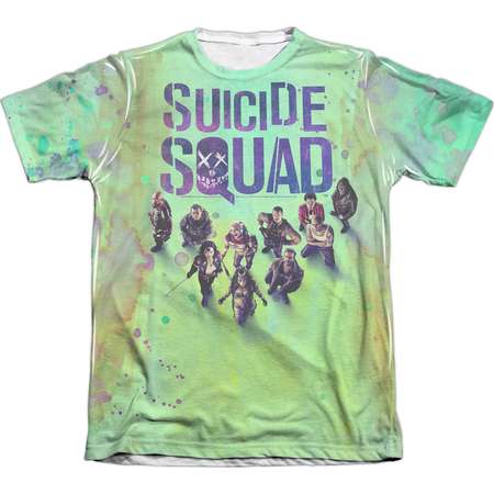Suicide Squad Men's  Poster Sublimation T-shirt White thumb