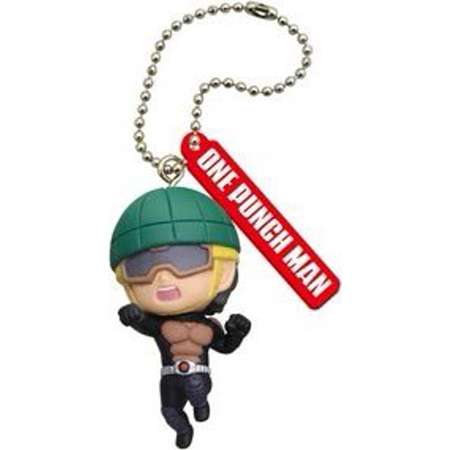 One Punch Man Figure Mascot Keychain Gashapon Pt 2 - Mumen Rider thumb