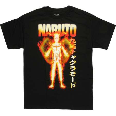 Naruto Nine Tails Chakra Mode T Shirt thumb