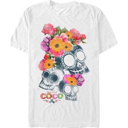 Coco Men's Floral Skeletons T-Shirt thumb