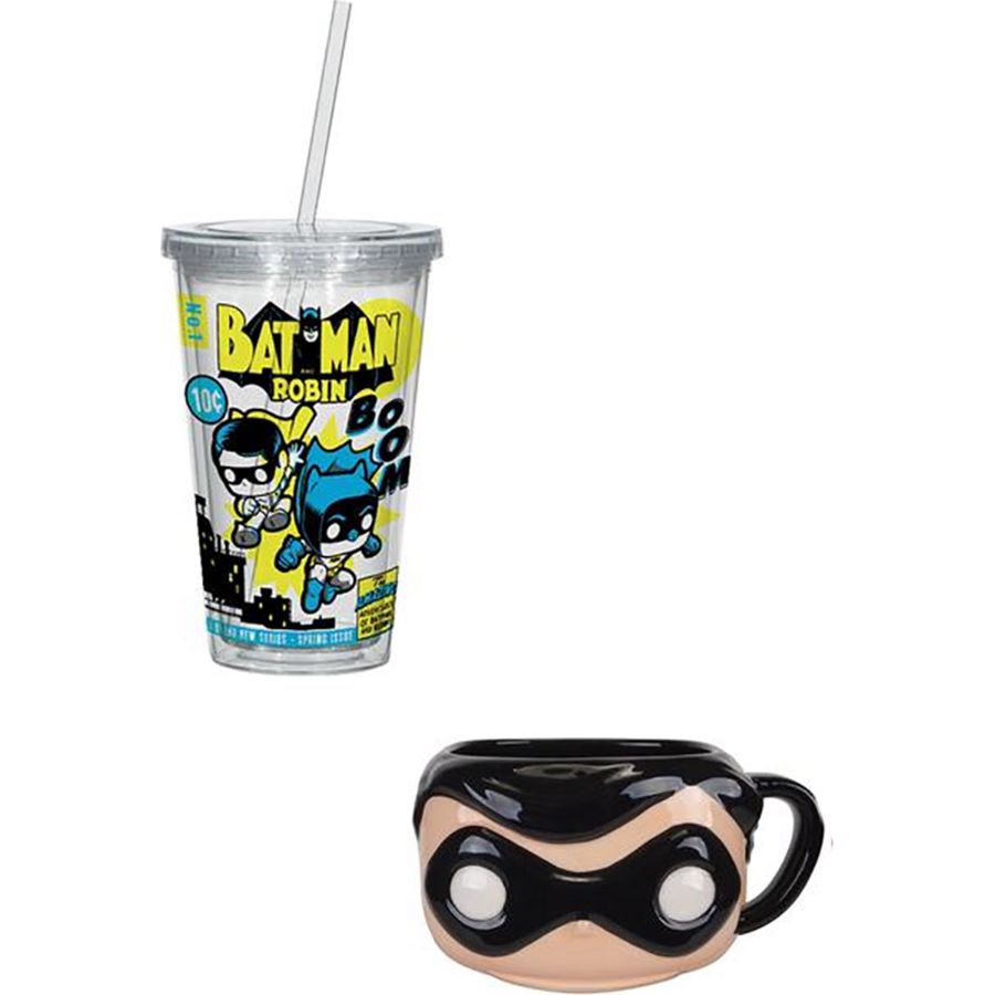 Kochen & Genießen Officially Licensed DC Originals Batman And Robin Montage  Mug Tea Coffee Cup Möbel & Wohnen LA2585148