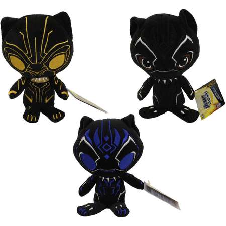 Funko Hero Plushies - Black Panther - SET OF 3 (Erik Killmonger & 2 Black Panthers) thumb
