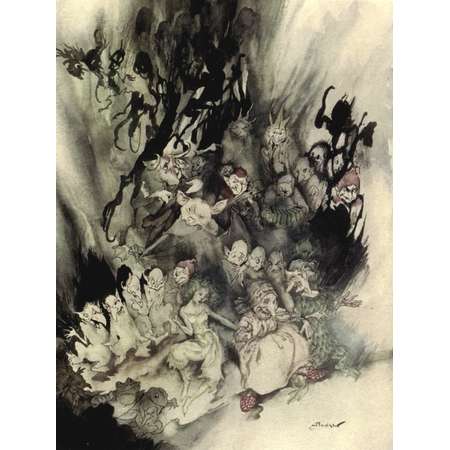 Peer Gynt 1936 Dance of the Trolls Poster Print by A Rackham thumb