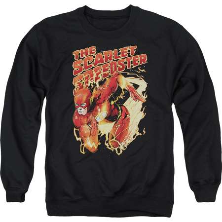 The Flash DC Comics Superhero The Scarlet Speedster Adult Crewneck Sweatshirt thumb