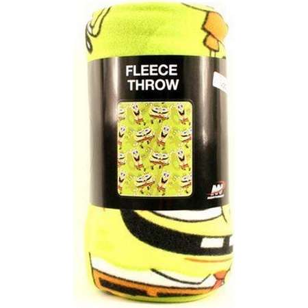 Officially Licensed Sponge Bob Square Repeater 50x60 Character Fleece thumb