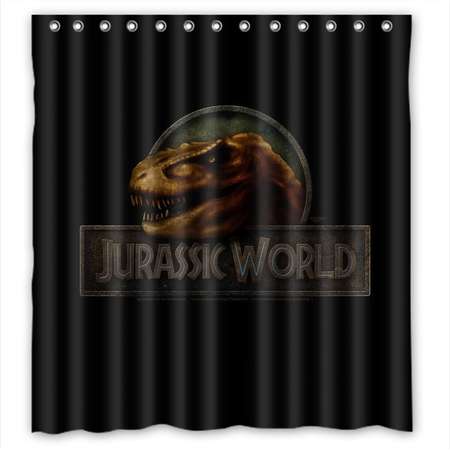 DEYOU Jurassic Park 15 Design Shower Curtain Polyester Fabric Bathroom Shower Curtain Size 66x72 inches thumb