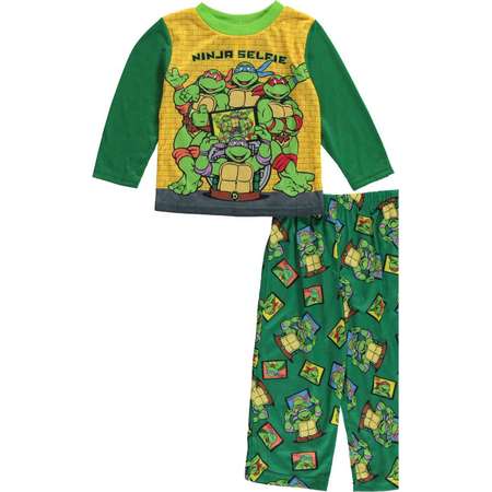Teenage Mutant Ninja Turtles Little Boys' Toddler "Ninja Selfie" 2-Piece Pajamas (Sizes 2T - 4T) thumb