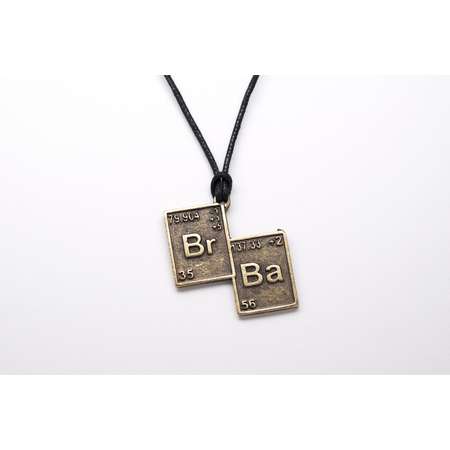Breaking Bad Logo Unisex Necklace with Black Cord thumb