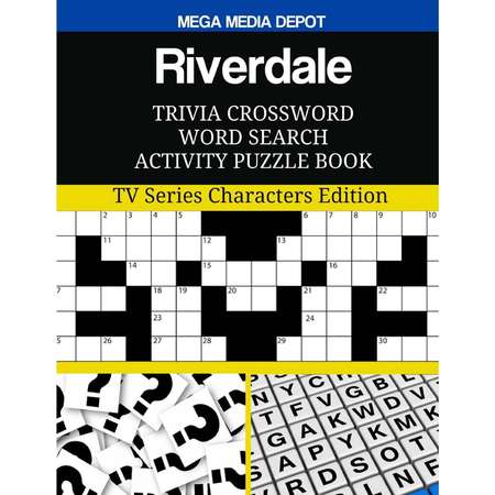Riverdale Trivia Crossword Word Search Activity Puzzle Book: TV Series Characters Edition (Paperback) thumb