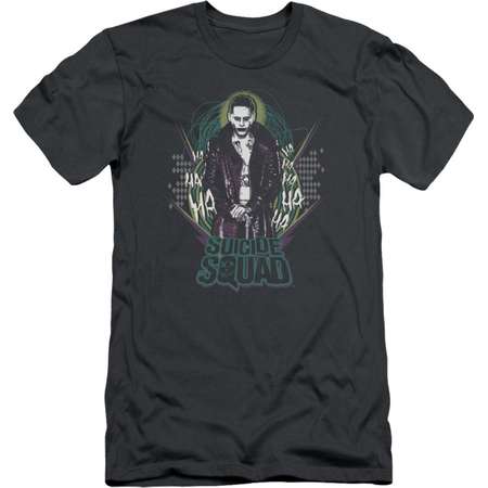 Suicide Squad Suicide Joker Pose Movie Film Adult Slim Fit T-Shirt Tee thumb