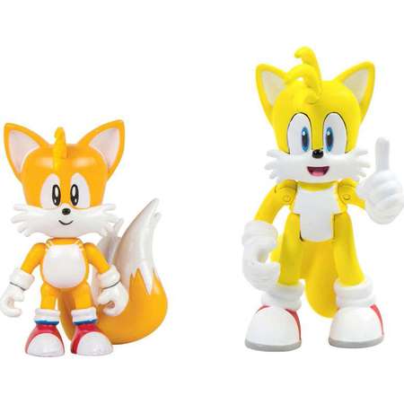 Sonic The Hedgehog Classic Tales & Modern Tails Action Figure 2-Pack [With Comic Book] thumb