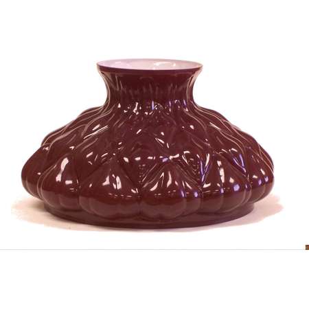 Aladdin M202 Ruby Red Triple Cased 10" Artichoke Kerosene/Oil Lamp Shade thumb