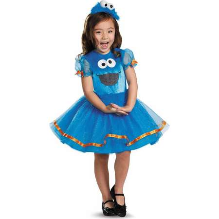 Sesame Street Cookie Monster Tutu Deluxe Toddler Halloween Costume thumb
