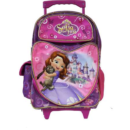 Full Size Purple Bunny Hug Sofia the First Rolling Backpack by S Shop thumb